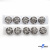 119-01 Кнопки пришивные декоративные металл 21 мм, цв.-никель - купить в Хасавьюрте. Цена: 21.54 руб.