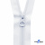 Спиральная молния Т5 501, 65 см, автомат, цвет белый - купить в Хасавьюрте. Цена: 14.83 руб.