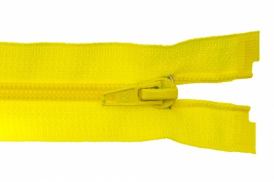 Спиральная молния Т5 131, 90 см, автомат, цвет жёлтый - купить в Хасавьюрте. Цена: 14.20 руб.