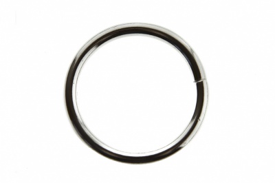 Кольцо металлическое d-32 мм, цв.-никель - купить в Хасавьюрте. Цена: 3.54 руб.