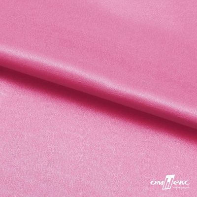 Поли креп-сатин 15-2215, 125 (+/-5) гр/м2, шир.150см, цвет розовый - купить в Хасавьюрте. Цена 157.15 руб.