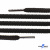 Шнурки #106-09, круглые 130 см, цв.чёрный - купить в Хасавьюрте. Цена: 21.92 руб.