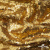 Трикотажное полотно, Сетка с пайетками,188 гр/м2, шир.140 см, цв.-тем.золото (#51) - купить в Хасавьюрте. Цена 505.15 руб.