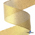 Лента металлизированная "ОмТекс", 50 мм/уп.22,8+/-0,5м, цв.- золото - купить в Хасавьюрте. Цена: 149.71 руб.