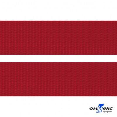 Красный - цв.171- Текстильная лента-стропа 550 гр/м2 ,100% пэ шир.50 мм (боб.50+/-1 м) - купить в Хасавьюрте. Цена: 797.67 руб.