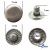 Кнопка металлическая "Альфа" с пружиной, 15 мм (уп. 720+/-20 шт), цвет никель - купить в Хасавьюрте. Цена: 1 466.73 руб.