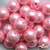 0404-00108-Бусины пластиковые под жемчуг "ОмТекс", 16 мм, (уп.50гр=24+/-1шт) цв.101-св.розовый - купить в Хасавьюрте. Цена: 44.18 руб.