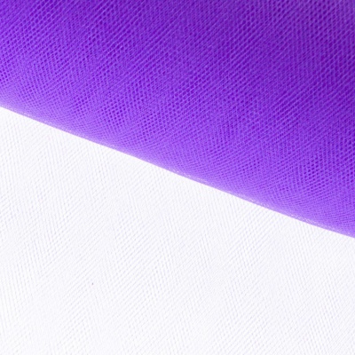 Фатин блестящий 16-85, 12 гр/м2, шир.300см, цвет фиолетовый - купить в Хасавьюрте. Цена 110.84 руб.