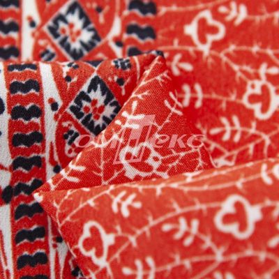 Плательная ткань "Фламенко" 24.1, 80 гр/м2, шир.150 см, принт этнический - купить в Хасавьюрте. Цена 241.49 руб.