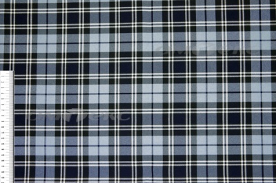 Ткань костюмная клетка Т7274 2004, 220 гр/м2, шир.150см, цвет т.синий/гол/бел - купить в Хасавьюрте. Цена 