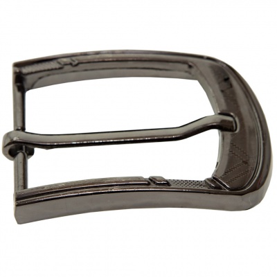Пряжка металлическая для мужского ремня SC035#3 (шир.ремня 40 мм), цв.-тем.никель - купить в Хасавьюрте. Цена: 43.93 руб.