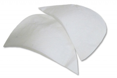 Плечевые накладки И-8 НЦ, составные, цвет белый - купить в Хасавьюрте. Цена: 47.27 руб.