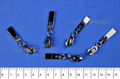 Слайдер декоративный, металлический №1/спираль Т7/никель - купить в Хасавьюрте. Цена: 6.29 руб.