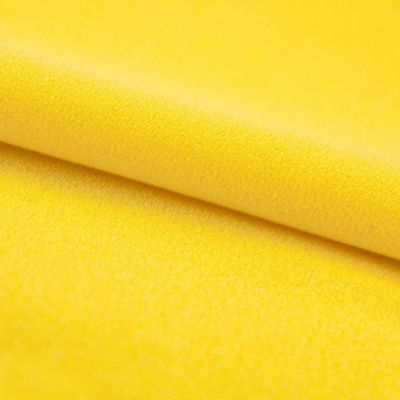 Креп стрейч Амузен 12-0752, 85 гр/м2, шир.150см, цвет жёлтый - купить в Хасавьюрте. Цена 194.07 руб.