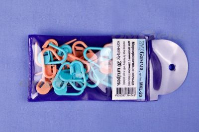 Кольцо маркировочное пластик МКL-12, 30 мм для вязания (12 шт) - купить в Хасавьюрте. Цена: 119.89 руб.