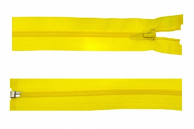 Спиральная молния Т5 131, 70 см, автомат, цвет жёлтый - купить в Хасавьюрте. Цена: 16.21 руб.
