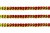 Пайетки "ОмТекс" на нитях, CREAM, 6 мм С / упак.73+/-1м, цв. 96 - красный - купить в Хасавьюрте. Цена: 484.77 руб.