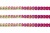 Пайетки "ОмТекс" на нитях, CREAM, 6 мм С / упак.73+/-1м, цв. 89 - розовый - купить в Хасавьюрте. Цена: 468.37 руб.