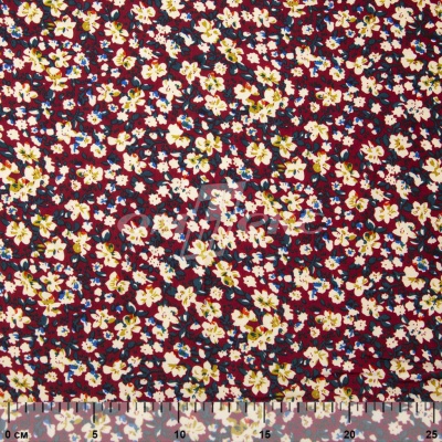 Плательная ткань "Софи" 5.1, 75 гр/м2, шир.150 см, принт растительный - купить в Хасавьюрте. Цена 243.96 руб.