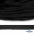 Шнур плетеный d-8 мм плоский, 70% хлопок 30% полиэстер, уп.85+/-1 м, цв.- чёрный - купить в Хасавьюрте. Цена: 735 руб.