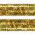 Тесьма с пайетками D16, шир. 20 мм/уп. 25+/-1 м, цвет золото - купить в Хасавьюрте. Цена: 786.13 руб.