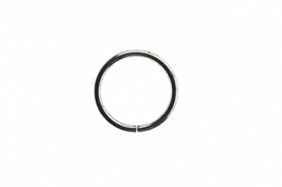 Кольцо металлическое d-15 мм, цв.-никель - купить в Хасавьюрте. Цена: 2.48 руб.