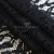 Кружевное полотно #2307, 145 гр/м2, шир.150см, цвет чёрный - купить в Хасавьюрте. Цена 449.07 руб.