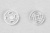 Кнопки пришивные пластиковые 11,5 мм, блистер 24шт, цв.-прозрачные - купить в Хасавьюрте. Цена: 59.44 руб.