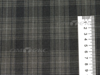 Ткань костюмная клетка 25235 2004, 185 гр/м2, шир.150см, цвет серый/бел - купить в Хасавьюрте. Цена 