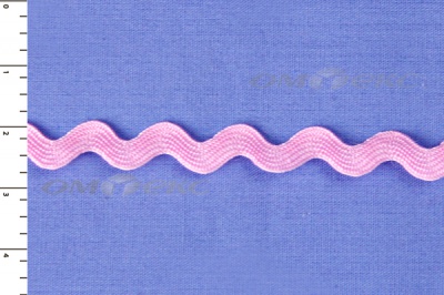 Тесьма плетеная "Вьюнчик"/бл.розовый - купить в Хасавьюрте. Цена: 37.25 руб.