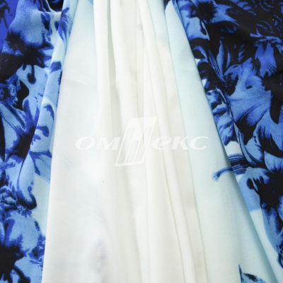 Плательная ткань "Фламенко" 19.1, 80 гр/м2, шир.150 см, принт растительный - купить в Хасавьюрте. Цена 243.96 руб.