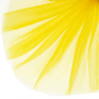 Фатин блестящий 16-70, 12 гр/м2, шир.300см, цвет жёлтый - купить в Хасавьюрте. Цена 110.84 руб.